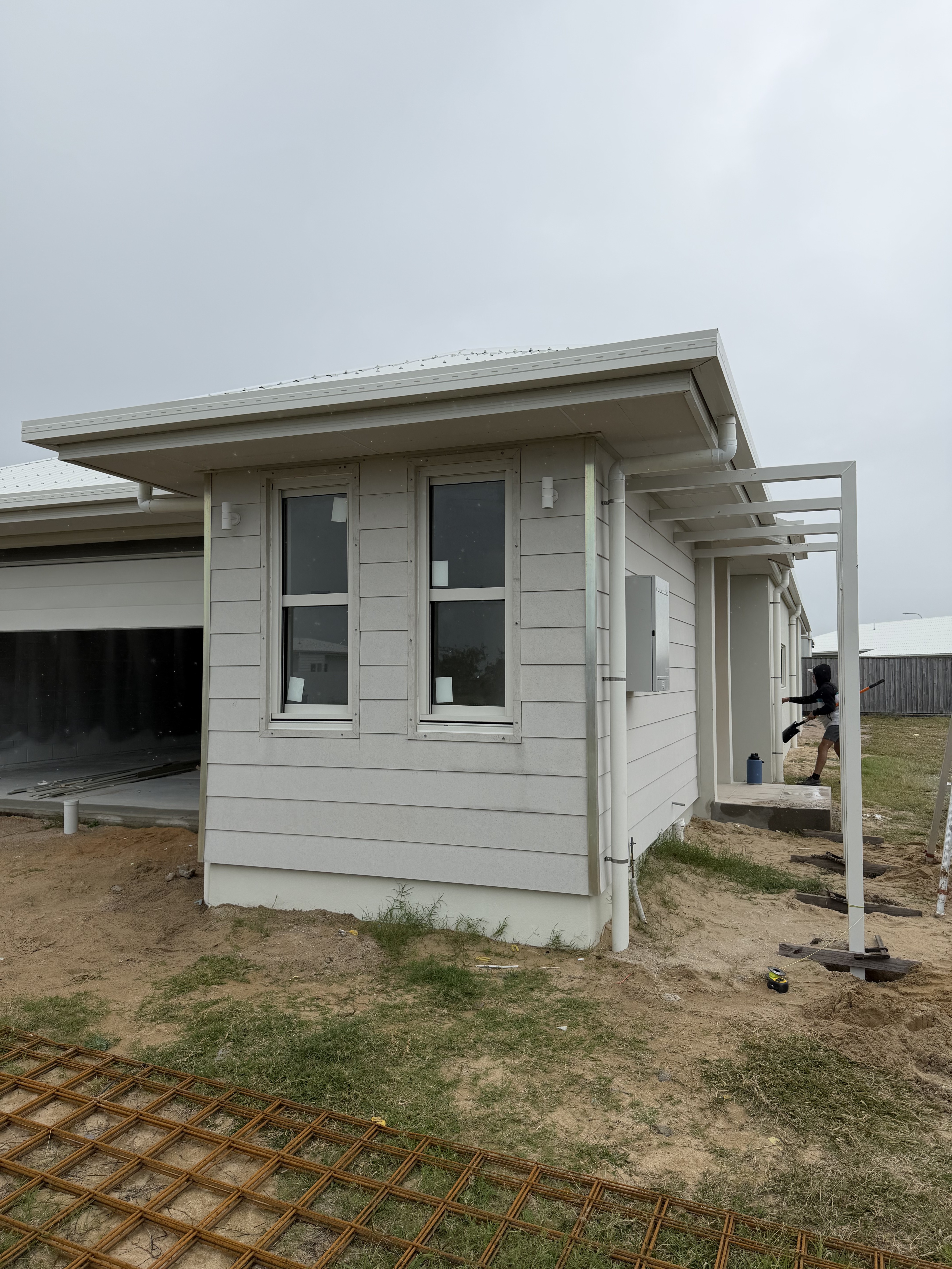 Concrete slab and site works on a Mackay build by Vertex Construction